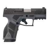 GX2 TORO, Semi-automatic, Striker Fired, Compact, 9MM, 3.38" Barrel, Gray Frame, Black Slide, Optics Ready, Manual Safety, 10 Rounds, 2 Magazines 1-GX2P931G-10