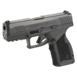 GX4 Carry, Striker Fired, Semi-automatic, Polymer Frame Pistol, Compact, 9MM, 3.7" DLC Coated Barrel, Nitride Finish, Black, Fixed White Dot Steel Front Sight, Serrated Drift Adjustable Rear Sight, Picatinny Rail, 15 Rounds, 2 Magazines, Includes (2) Gri