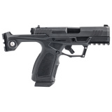 GX4 Strike Bravo, Single Action Only, Semi-automatic, Steel Frame Pistol, Compact, 9MM, 3.7" Barrel, Threaded 1/2X28, Matte Finish, Black, Fixed White Dot and Drift Adjustable Rear Sights, Trigger Safety, Optics Ready, 10 Rounds, 2 Magazines 1-GX4CRP941-