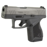 GX4, Semi-automatic, Striker Fired, Compact, Polymer Frame Pistol, 9MM, 3" Barrel, Gray Frame, Tungsten Slide, Fixed Steel Front Sight, Drift-Adjustable Steel Rear Sight w/ Serrated Ramp, Two Backstrap Options, 2-11 Round Magazines 1-GX4M93CG