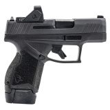 GX4 TORO, Striker Fired, Semi-automatic, Polymer Frame Pistol, Micro-Compact, 9MM, 3" Barrel, Black Slide, Drift Adjustable Rear Sight, Fixed White Dot Front Sight, Equipped with Viridian RFX-11 3 MOA Green Dot Optic, Thumb Safety, (1)-13 Round and (1)-1