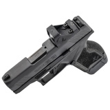 GX4 TORO, Striker Fired, Semi-automatic, Polymer Frame Pistol, Micro-Compact, 9MM, 3" Barrel, Black Slide, Drift Adjustable Rear Sight, Fixed White Dot Front Sight, Equipped with Viridian RFX-11 3 MOA Green Dot Optic, Thumb Safety, (1)-13 Round and (1)-1