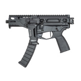 RPC, Single Action Only, Semi-automatic, Full Size, 9MM, 4.5" Threaded Barrel, Matte Cerakote Finish, Black, Strike Industries Brace, Full Length Picatinny Rail, 10 Rounds, 2 Magazines 1-RPC941-10SIB