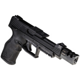 TX22, T.O.R.O. (Taurus Optic Ready Option), Striker Fired, Semi-automatic, Full Size, Polymer Frame Pistol, 22 LR, 5.4" Bull Barrel, Matte Finish, Black, Fixed Front Sight with Drift Rear Adjustable Rear Sight, Manual Safety, 16 Rounds, 3 Magazines, Tand