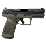 TX9, Striker Fired, Single Action Only, Semi-automatic, Compact, 9MM, 4" Barrel, Nitride Finish, Olive Drab Green and Black, Drift Adjustable Rear Sight with Removable Front Sight, Optics Ready T.O.R.O. Slide, 15 Rounds, 2 Magazines 1-TX9C441-OD