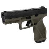 TX9, Striker Fired, Single Action Only, Semi-automatic, Full Size, 9MM, 4.5" Barrel, Nitride Finish, Olive Drab Green and Black, Drift Adjustable Rear Sight with Removable Front Sight, Optics Ready T.O.R.O. Slide, 17 Rounds, 2 Magazines 1-TX9F441-OD