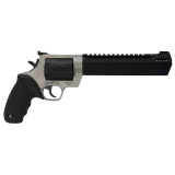 Raging Hunter, Revolver, Double/Single Action, Large Frame, 350 Legend, 8.37" Barrel, Matte Finish, Silver and Black, Rubber Grips, Blade Front with Adjustable Rear Sights, 6 Rounds 2-35085RH