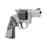 856, Revolver, Double Action Only, Compact, 38 Special, 2" Barrel, Matte Finish, Black and Silver, 1776 Engraved Wood Grips, Notched Rear Sight, Ramp Front Sight, Manual Thumb Safety, 6 Rounds 2-85625-US3