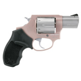 Model 856, Double Action, Metal Frame Revolver, Small Frame, 38 Special, 2" Barrel, Steel, Matte Finish, Rose Gold and Stainless Steel, Rubber Grips, Fixed Sights, 6 Rounds 2-85629ULC28