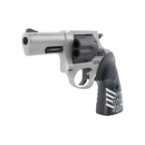 856, Revolver, Double Action Only, Compact, 38 Special, 3" Barrel, Matte Finish, Black and Silver, 1776 Engraved Wood Grips, Notched Rear Sight, Ramp Front Sight, Manual Thumb Safety, 6 Rounds 2-85635-US3
