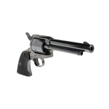 Deputy Dual Cylinder, Revolver, Single Action Only, Full Size, 357 Magnum/9MM, 5.5" Barrel, High Gloss Finish, Blued, Black Polymer Grip, Blade Front with Fixed Rear Sights, 6 Rounds 2-D357951