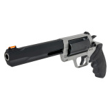 Judge, Revolver, Double/Single Action, Medium Frame, 45 Colt/.410 Bore, 6.5" Barrel, Matte Finish, Black and Silver, Rubber Grips, Fiber Optic Front with Drift Adjustable Rear, 5 Rounds 2-JUDGE65