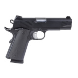 1911 Carry B9, Semi-automatic, 1911, Metal Frame Pistol, Carry, 9MM, 4.25" Barrel, Cerakote Finish, Black, Rubber Overmolded Grips, Novak White Dot Sights, 9 Rounds, 2 Magazines 10100121