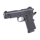 1911 Carry B9, Semi-automatic, 1911, Metal Frame Pistol, Carry, 9MM, 4.25" Barrel, Cerakote Finish, Black, Rubber Overmolded Grips, Novak White Dot Sights, 9 Rounds, 2 Magazines 10100121