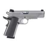 1911 Carry SS45R, Semi-automatic, 1911, Metal Frame Pistol, Commander, 45ACP, 4.25" Barrel, Stainless Steel Finish, Silver, Rubber Overmolded Grips, Novak White Dot Sights, 9 Rounds, 2 Magazines, Accessory Rail 10100124