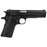 1911A1 Service, Semi-automatic, 1911, Metal Frame Pistol, Full Size, 45ACP, 5" Barrel, Cerakote Finish, Black, Plastic Grips, Iron Sights, 7 Rounds, 2 Magazines 10100518