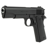 1911A1 Service, Semi-automatic, 1911, Metal Frame Pistol, Full Size, 45ACP, 5" Barrel, Cerakote Finish, Black, Plastic Grips, Iron Sights, 7 Rounds, 2 Magazines 10100518