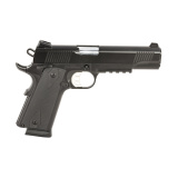 1911 Duty B9, 1911, Semi-automatic, Full Size, 45 ACP, 5" Barrel, Cerakote Finish, Black, Rubber Overmolded Grips, Novak White Dot Sights, 8 Rounds, 2 Magazines 10100531