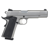 1911 Duty SS45, 1911, Semi-automatic, Full Size, 45 ACP, 5" Barrel, Stainless Steel Finish, Silver, Rubber Overmolded Grips, Novak White Dot Sights, 8 Rounds, 2 Magazines 10100532