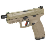 PX-9 Gen 3 Duty, Striker Fired, Semi-automatic, Polymer Frame Pistol, Compact, 9MM, 4.69" Barrel - Threaded, Cerakote Finish, Flat Dark Earth, Trigger Safety, Fiber Optic Front Sight, Optic Ready, 20Rounds, 2 Magazines, (1) 20-Round & (1) 18-Round, Inter