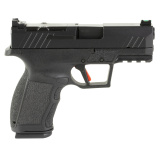 PX-9 Carry, Striker Fired, Semi-automatic, Compact, Polymer Frame Pistol, 9MM, 3.5" Barrel, QPQ Finish, Black, Optic Ready, 15 Rounds, 2 Magazines 15000302