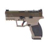 PX-9 Carry, Striker Fired, Semi-automatic, Compact, Polymer Frame Pistol, 9MM, 3.5" Barrel, Matte Finish, Flat Dark Eath, Optic Ready, 15 Rounds, 2 Magazines 15000308