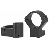 Light Weight Ring/Base Combo, 30mm High, Black Finish, Alloy, Fits Winchester Model 70 (.860) Standard Caliber and Short Mag, Montana 1999 750702