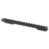 Picatinny Base with Anticant Indicator, Fits Savage Short Action with Accutrigger, 20 MOA, 8-40 Screws, Anodized Finish, Black PLM8725ACI