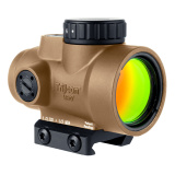 MRO SD, Green Dot, 25mm Objective, 2 MOA Dot, Anodized Finish, Coyote Brown, Low Mount MRO-C-2200347
