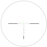 Credo® 3-9x40 Second Focal Plane (SFP) Riflescope w/ Green MOA Precision Hunter, 1 in. Tube, Matte Black, Low Capped Adjusters