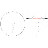 Credo® HX 2.5-10x56 Second Focal Plane (SFP) Riflescope w/ Red MOA Precision Hunter