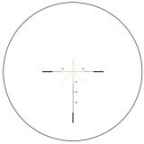 Credo® HX 2.5-10x56 Second Focal Plane (SFP) Riflescope w/ Green MOA Precision Hunter