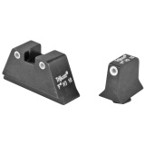 Bright & Tough™ Night Sight Suppressor Set — White Front/White Rear with Green front Lamp and Yellow Rear Lamps - — for