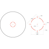 1x25 MRO® HD Combo Set; 68 MOA Reticle w/ 2.0 MOA Dot