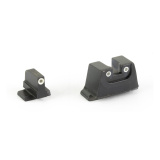 Bright & Tough™ Night Sight Suppressor Set w/White Front/White Rear & Green Lamps - for Smith & Wesson® C.O.R.E