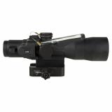 ACOG, 3X30mm, Dual Illuminated Green Chevron .233/62 Grain, Includes Q-LOC Mount, Matte Finish, Black TA33-C-400371