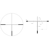 Tenmile® HX 6-24x50 Second Focal Plane (SFP) Riflescope w/ Red LED Dot, MOA Ranging