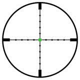AccuPoint® 3-9x40 Riflescope MIL-Dot Crosshair w/ Green Dot, 1 in. Tube
