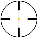 AccuPoint® 2.5-10x56 Riflescope Standard Duplex Crosshair w/ Amber Dot