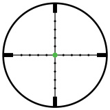 AccuPoint® 2.5-10x56 Riflescope MIL-Dot Crosshair w/ Green Dot