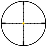 AccuPoint® 2.5-10x56 Riflescope MIL-Dot Crosshair w/ Amber Dot