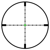AccuPoint® 5-20x50 Riflescope MIL-Dot Crosshair w/ Green Dot, 30mm Tube, Matte Black, Exposed Adjusters