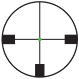 AccuPoint® 1-6x24 Riflescope German #4 Crosshair w/ Green Dot