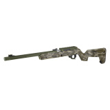 X-Ring VR Gen2 Takedown, Semi-automatic, Rifle, 22LR, 16.5" Threaded Barrel, 1/2X28 Thread Pitch, Matte Finish, Olive Drab Green Barrel, Mossy Oak Bottomland Chassis, Magpul Hunter X-22 Backpacker Stock, Adjustable Rear Sight, Fiber Optic Front Sight, 10