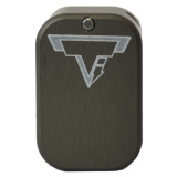 Firepower Base Pad, Magazine Extension, Fits GLOCK 17/22 Magazines, +5 Rounds of 40 S&W/+6 Rounds of 9MM, Anodized Finish, Titanium Gray GBP940-05