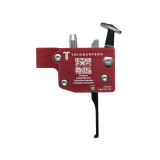 Diamond, Trigger, Fits Tikka T3/T3x/T1x, Straight Flat Lever Trigger, Left Hand, Red TIL-SRB-02-TNF