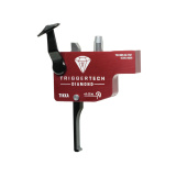 Diamond, Trigger, Fits Tikka T3/T3x/T1x, Straight Flat Lever Trigger, Left Hand, Red TIL-SRB-02-TNF
