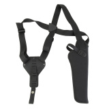 Vertical, Shoulder Holster, Right Hand, Black, 8.5, Large Revolver, Kodra Nylon 83041A