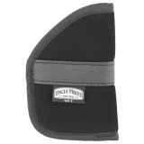 Inside Pocket Holster, Size 3, Fits Small Revolver With 2" Barrel, Ambidextrous, Black 87443A