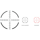 TS Series Rifle Scope, 1-6X24mm, 30mm Main Tube, Front Focal Plane, 0.2 MRAD Adjustments, Black Finish, MS2 (MIL SCALE 2) Reticle TS-6X MS2